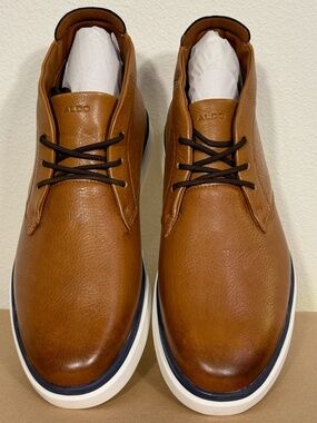 ALDO Men's Rutger Chukka Boots Cognac US 12